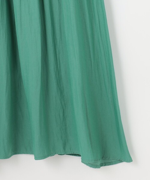 SHARE PARK（シェアパーク）の「【洗える】ポリエステルシャンブレースカート（スカート・レディース・グレー系/ピーコックグリーン系/ネイビー系・MEDIUM）」の15枚目の写真