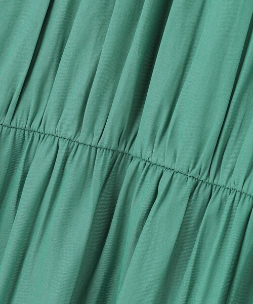 SHARE PARK（シェアパーク）の「【洗える】ポリエステルシャンブレースカート（スカート・レディース・グレー系/ピーコックグリーン系/ネイビー系・MEDIUM）」の16枚目の写真