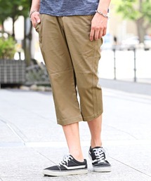 テーパードチノクロップドパンツ