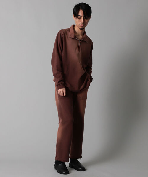 International Gallery BEAMS（インターナショナルギャラリービームス）の「IG / サンバースト スウェットパンツ（スウェットパンツ・メンズ・ネイビー/ブラウン・S/M/L）」の6枚目の写真