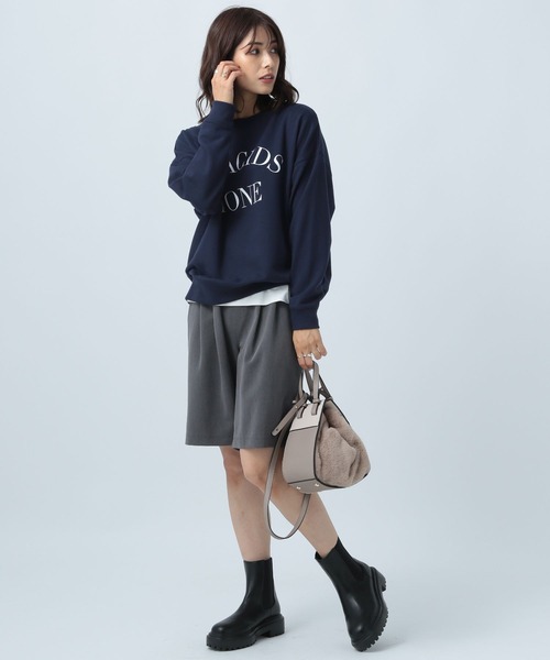 BAYFLOW（ベイフロー）の「キレイメロゴスウェット（スウェット・レディース・ネイビー/オフホワイト/モカ・FREE）」の6枚目の写真