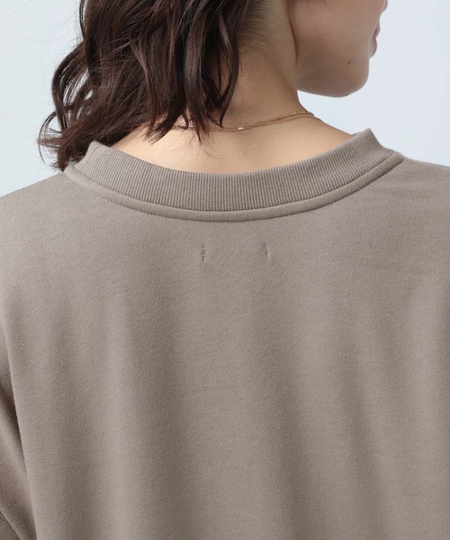 BAYFLOW（ベイフロー）の「キレイメロゴスウェット（スウェット・レディース・ネイビー/オフホワイト/モカ・FREE）」の14枚目の写真