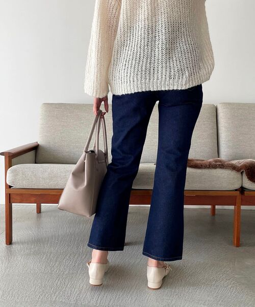 MAJESTIC LEGON(マジェスティックレゴン)の「ベーシックデニムパンツ(デニムパンツ・レディース・ネイビー/ブルー系その他2・SMALL/MEDIUM)」の7枚目の写真
