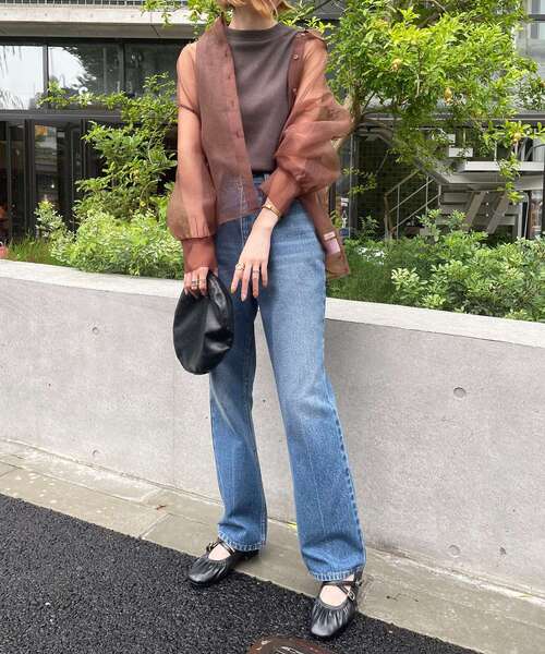 MAJESTIC LEGON(マジェスティックレゴン)の「ベーシックデニムパンツ(デニムパンツ・レディース・ネイビー/ブルー系その他2・SMALL/MEDIUM)」の11枚目の写真