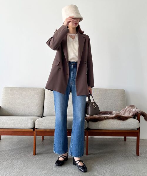 MAJESTIC LEGON(マジェスティックレゴン)の「ベーシックデニムパンツ(デニムパンツ・レディース・ネイビー/ブルー系その他2・SMALL/MEDIUM)」の20枚目の写真