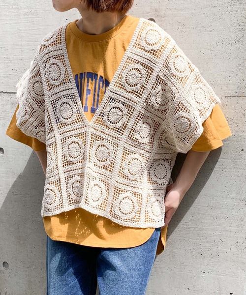 セール ブランド古着 Vネックニット ニット セーター Ciaopanic Typy チャオパニックティピー のファッション通販 Zozoused