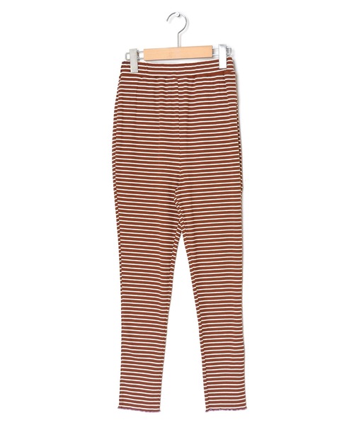 Alley by w closet（アリーバイダブルクローゼット）の「【Alley】リブレギンス（レギンス/スパッツ・レディース・ホワイト×ピンク/ブラウン系その他/ラベンダー・FREE）」の14枚目の写真