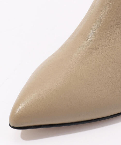 TOMORROWLAND （トゥモローランド）の「TOMORROWLAND ポインテッド ショートブーツ（ブーツ・レディース・ベージュ・38/36/37）」の4枚目の写真