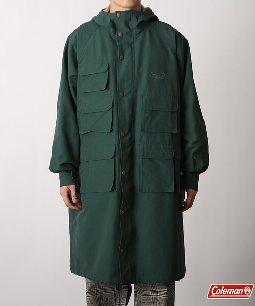 COLEMAN(コールマン)の「◆【Coleman/コールマン別注】ファンクションポケットロングマウンテンパーカ(その他アウター・メンズ・ダークグリーン/ベージュ/サックスブルー・02/03)」の8枚目の写真