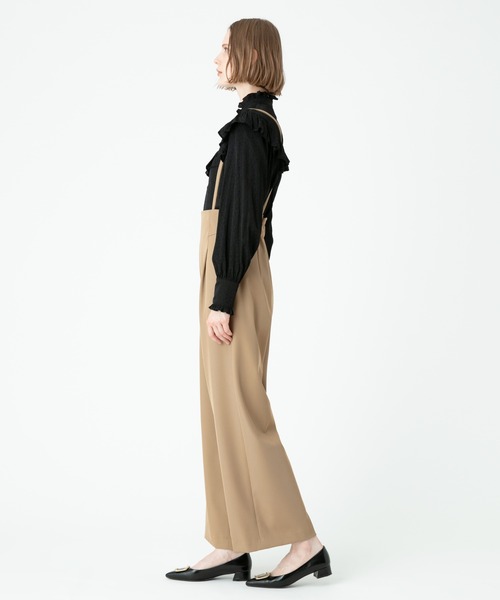 【美品】アルアバイル　スキニーストラップサロペットパンツ allureville（アルアバイル）の「スキニーストラップサロペット