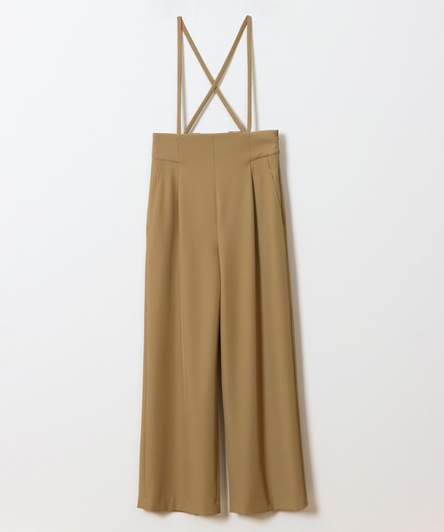allureville（アルアバイル）の「スキニーストラップサロペットパンツ（その他パンツ・レディース・ベージュ/ブラック・1/2）」の7枚目の写真