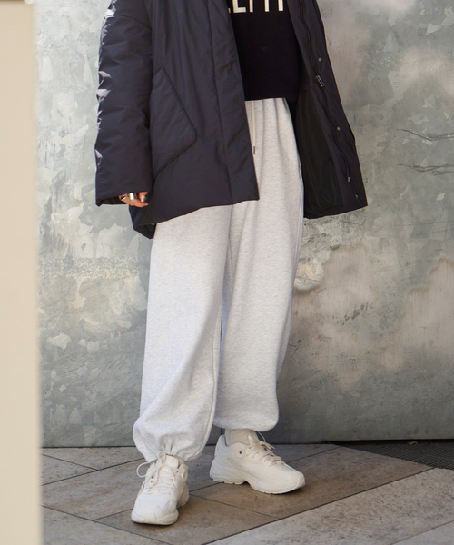 JOINT WORKS（ジョイントワークス）の「スエットワイドパンツ（スウェットパンツ・レディース・ライトグレー/パープル/ブルー系その他・MEDIUM/LARGE）」の20枚目の写真