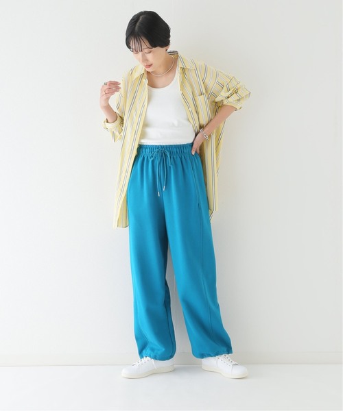 JOINT WORKS（ジョイントワークス）の「スエットワイドパンツ（スウェットパンツ・レディース・ライトグレー/パープル/ブルー系その他・MEDIUM/LARGE）」の4枚目の写真