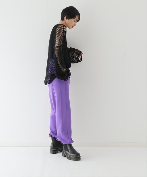 JOINT WORKS（ジョイントワークス）の「スエットワイドパンツ（スウェットパンツ・レディース・ライトグレー/パープル/ブルー系その他・MEDIUM/LARGE）」の11枚目の写真