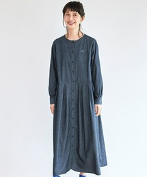 Sunny clouds | サニークラウズ　ｐｏｎさんのインディゴへリンボーンワンピース〈レディース〉(ワンピース)