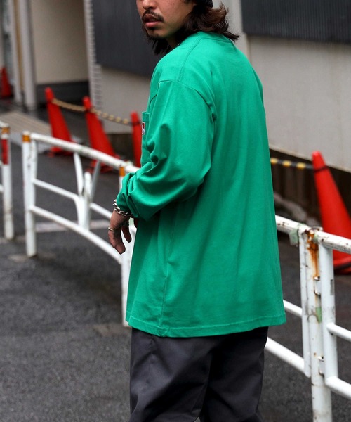 BEN DAVIS（ベンデイビス）の「【BEN DAVIS】ピスポケロンＴ（Tシャツ/カットソー・メンズ・ケリーグリーン/イエロー/ブラック/ブルー/ホワイト/パープル・XL/M/L/S）」の11枚目の写真