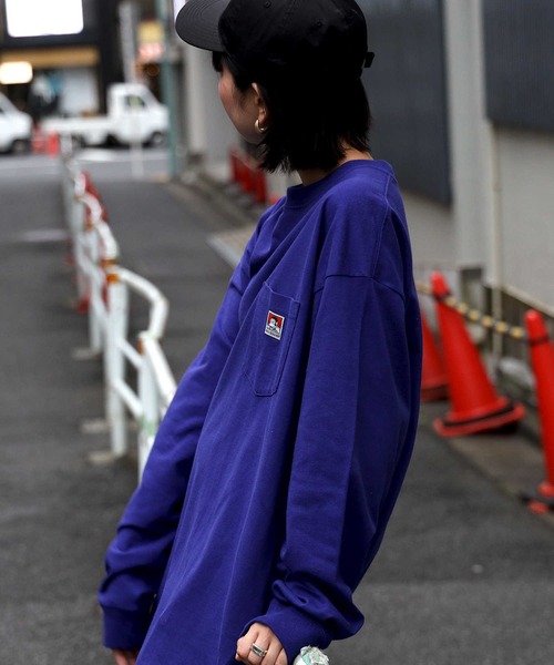 BEN DAVIS（ベンデイビス）の「【BEN DAVIS】ピスポケロンＴ（Tシャツ/カットソー・メンズ・ケリーグリーン/イエロー/ブラック/ブルー/ホワイト/パープル・XL/M/L/S）」の15枚目の写真