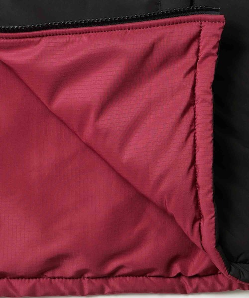 X-girl（エックスガール）の「FACE PATCH REVERSIBLE PARKA（ナイロンジャケット・レディース・グレー/バーガンディー・S/M）」の18枚目の写真