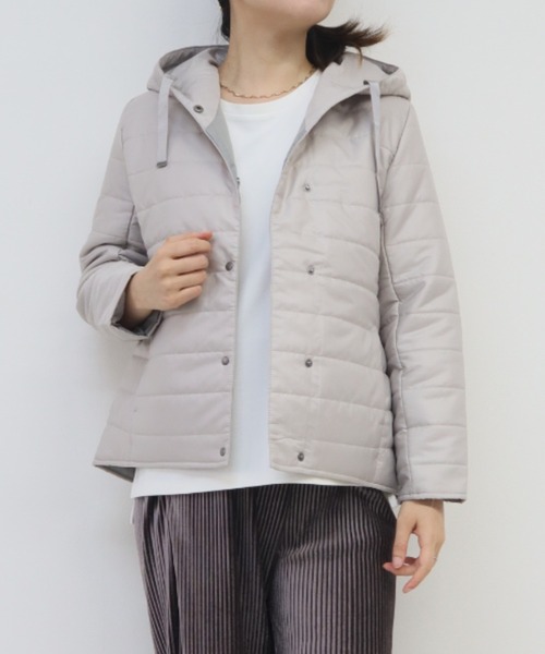 aunt lily(アントリリー)の「【セット商品】フェイクスエードノーカラーコート&ライナージャケット(ノーカラーコート・レディース・シルバー/ブルー/モカ・9号/13号/11号)」の22枚目の写真