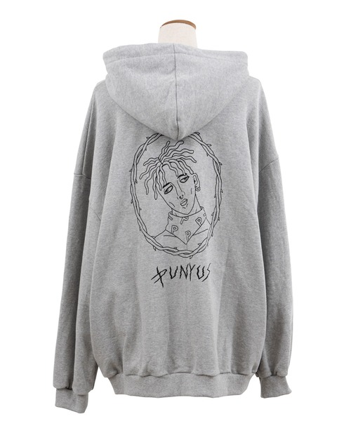 PUNYUS(プニュズ)の「GANGビッグパーカー(パーカー・レディース・杢グレー/スミクロ・4/3)」の12枚目の写真