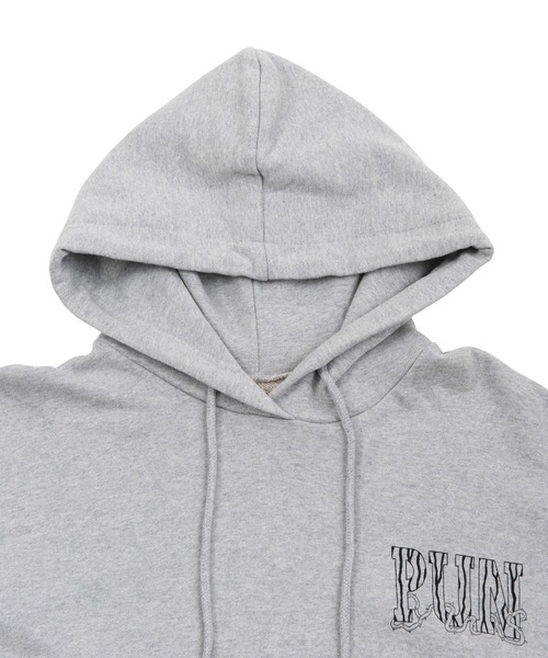 PUNYUS(プニュズ)の「GANGビッグパーカー(パーカー・レディース・杢グレー/スミクロ・4/3)」の6枚目の写真