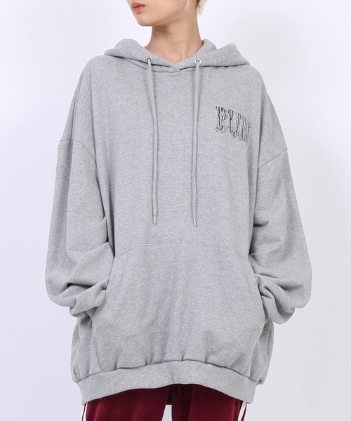 PUNYUS(プニュズ)の「GANGビッグパーカー(パーカー・レディース・杢グレー/スミクロ・4/3)」の13枚目の写真