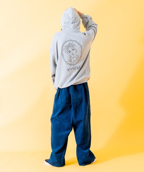 PUNYUS(プニュズ)の「GANGビッグパーカー(パーカー・レディース・杢グレー/スミクロ・4/3)」の11枚目の写真