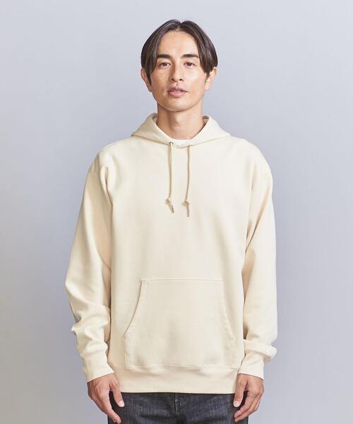 BEAUTY&YOUTH UNITED ARROWS（ビューティーアンドユースユナイテッドアローズ）の「コンパクト コットン エア スウェット フーディ（スウェット・メンズ・ブラック/クリーム/コバルトブルー・S/M/L/XL）」の7枚目の写真