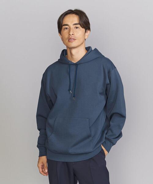 BEAUTY&YOUTH UNITED ARROWS（ビューティーアンドユースユナイテッドアローズ）の「コンパクト コットン エア スウェット フーディ（スウェット・メンズ・ブラック/クリーム/コバルトブルー・S/M/L/XL）」の5枚目の写真