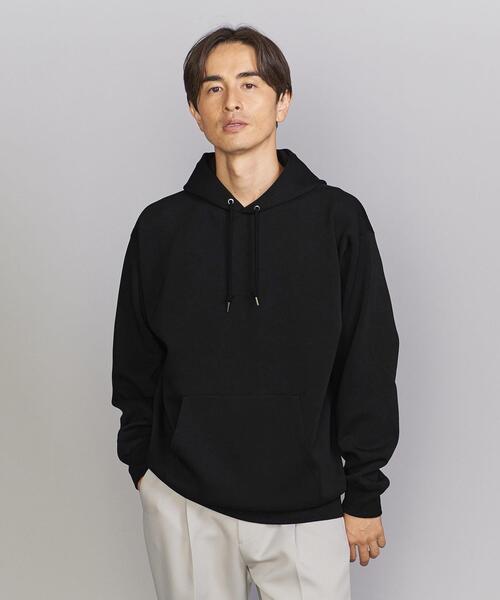 BEAUTY&YOUTH UNITED ARROWS（ビューティーアンドユースユナイテッドアローズ）の「コンパクト コットン エア スウェット フーディ（スウェット・メンズ・ブラック/クリーム/コバルトブルー・S/M/L/XL）」の15枚目の写真