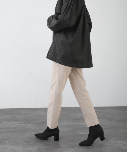 Bou Jeloud（ブージュルード）の「【36-42サイズ展開】ゆるっと履き痩せ美脚パンツ（その他パンツ・レディース・ブラック/グレー/オリーブ/ブルー/ベージュ/ボルドー・40/38/42/36）」の18枚目の写真