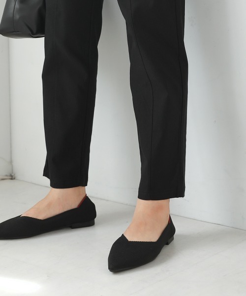 Bou Jeloud（ブージュルード）の「【36-42サイズ展開】ゆるっと履き痩せ美脚パンツ（その他パンツ・レディース・ブラック/グレー/オリーブ/ブルー/ベージュ/ボルドー・40/38/42/36）」の12枚目の写真