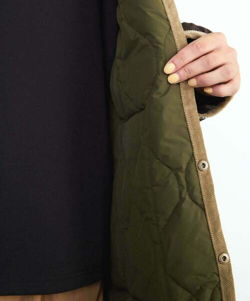 FRAPBOIS（フラボア）の「キルティーコート（その他アウター・レディース・ブラック/カーキ・0/1/2）」の10枚目の写真