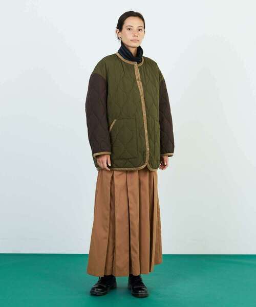 FRAPBOIS（フラボア）の「キルティーコート（その他アウター・レディース・ブラック/カーキ・0/1/2）」の14枚目の写真