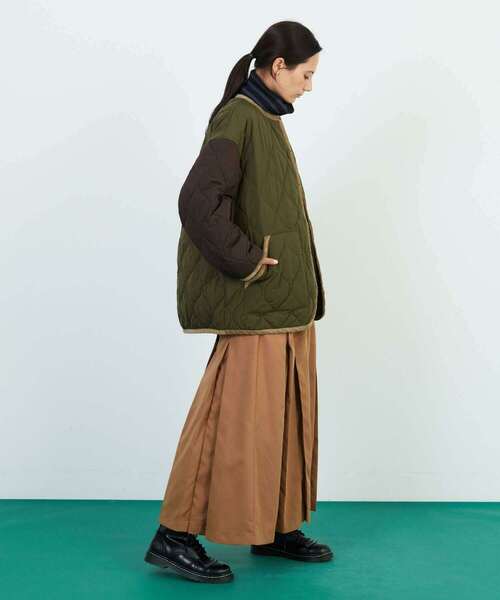 FRAPBOIS（フラボア）の「キルティーコート（その他アウター・レディース・ブラック/カーキ・0/1/2）」の18枚目の写真