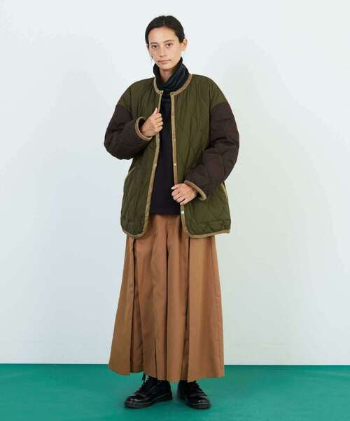 FRAPBOIS（フラボア）の「キルティーコート（その他アウター・レディース・ブラック/カーキ・0/1/2）」の19枚目の写真