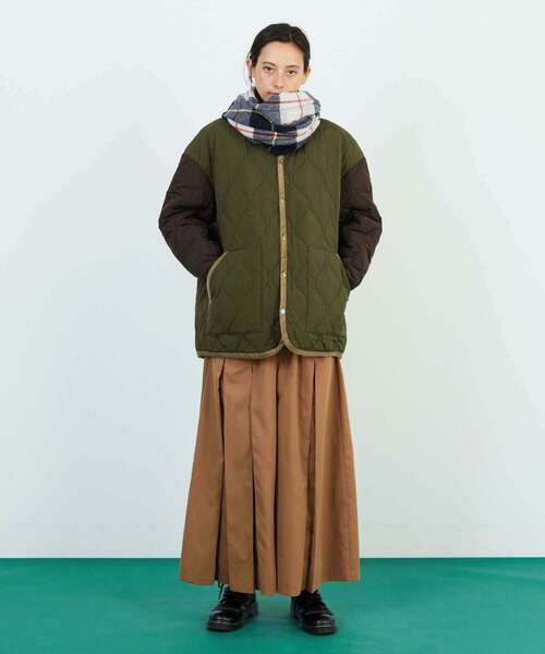 FRAPBOIS（フラボア）の「キルティーコート（その他アウター・レディース・ブラック/カーキ・0/1/2）」の21枚目の写真