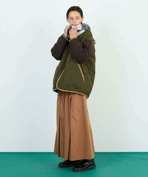 FRAPBOIS（フラボア）の「キルティーコート（その他アウター・レディース・ブラック/カーキ・0/1/2）」の22枚目の写真