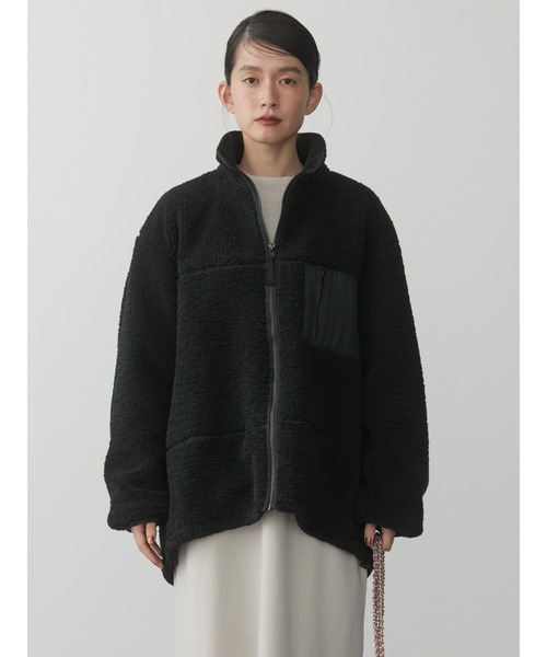 AMERICAN HOLIC(アメリカンホリック)の「スタンドカラーボアブルゾン(ブルゾン・レディース・ベージュ/ブラック・L/M)」の20枚目の写真