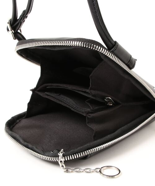 Me%(ミィパーセント)の「マルチショルダーポーチ(ショルダーバッグ・レディース・ブラック/グレー・FREE)」の4枚目の写真