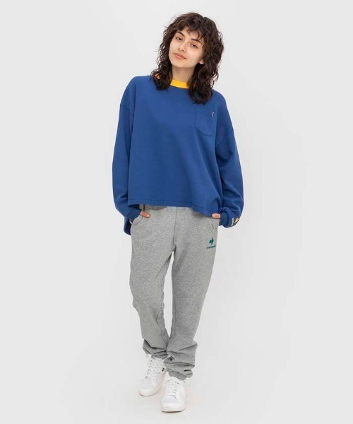 le coq sportif（ルコックスポルティフ）の「ルコック スウェットパンツ スポーツウエア デイリーユース ウエストゴム ジャージ スウェット レディース トレーニングウエア（スウェットパンツ・レディース・ネイビー/ブラック/グレー・XL/L/S/M）」の12枚目の写真