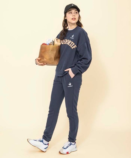 le coq sportif（ルコックスポルティフ）の「ルコック スウェットパンツ スポーツウエア デイリーユース ウエストゴム ジャージ スウェット レディース トレーニングウエア（スウェットパンツ・レディース・ネイビー/ブラック/グレー・XL/L/S/M）」の22枚目の写真