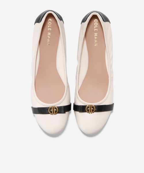 COLE HAAN（コールハーン）の「トバ ボウ バレエ womens（バレエシューズ・レディース・ホワイト・8/7/7.5/6.5/6/5.5/5）」の6枚目の写真