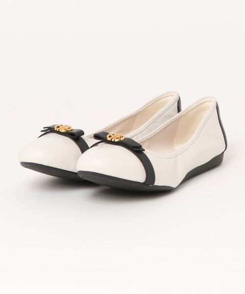 COLE HAAN（コールハーン）の「トバ ボウ バレエ womens（バレエシューズ・レディース・ホワイト・8/7/7.5/6.5/6/5.5/5）」の4枚目の写真