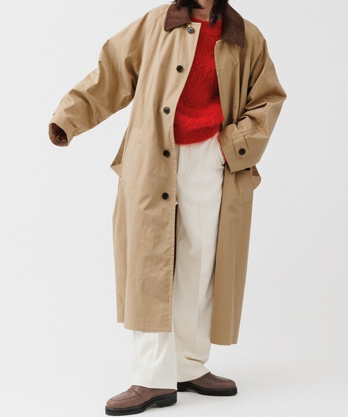 M S ベージュ ピンク Herlipto♡FleurShearlingBoa Coat fleur Trimmed shearling ﾍﾞｰｼﾞｭ 【Herlipto】FleurShearlingBoa Coat