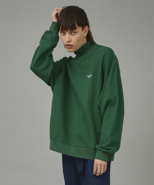 PENNEYS(ぺニーズ)の「PENNEY'S/ペニーズ THE FOX MOCK NECK SWEAT フォックス モックネックスウェット PN22F011(スウェット・メンズ・ホワイト系その他/ネイビー/ブラック/ホワイト/グリーン・M/L/S)」の4枚目の写真