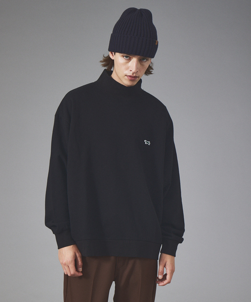 PENNEYS(ぺニーズ)の「PENNEY'S/ペニーズ THE FOX MOCK NECK SWEAT フォックス モックネックスウェット PN22F011(スウェット・メンズ・ホワイト系その他/ネイビー/ブラック/ホワイト/グリーン・M/L/S)」の3枚目の写真