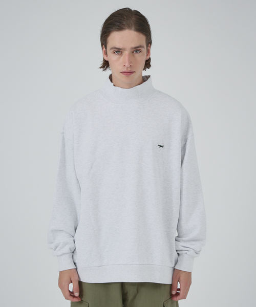 PENNEYS(ぺニーズ)の「PENNEY'S/ペニーズ THE FOX MOCK NECK SWEAT フォックス モックネックスウェット PN22F011(スウェット・メンズ・ホワイト系その他/ネイビー/ブラック/ホワイト/グリーン・M/L/S)」の8枚目の写真
