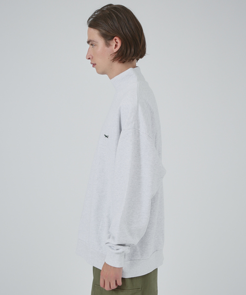 PENNEYS(ぺニーズ)の「PENNEY'S/ペニーズ THE FOX MOCK NECK SWEAT フォックス モックネックスウェット PN22F011(スウェット・メンズ・ホワイト系その他/ネイビー/ブラック/ホワイト/グリーン・M/L/S)」の9枚目の写真