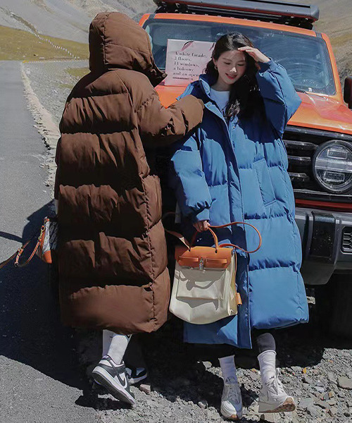 c.u.l（シーユーエル）の「オーバーサイズ フード付き ボリューム中綿